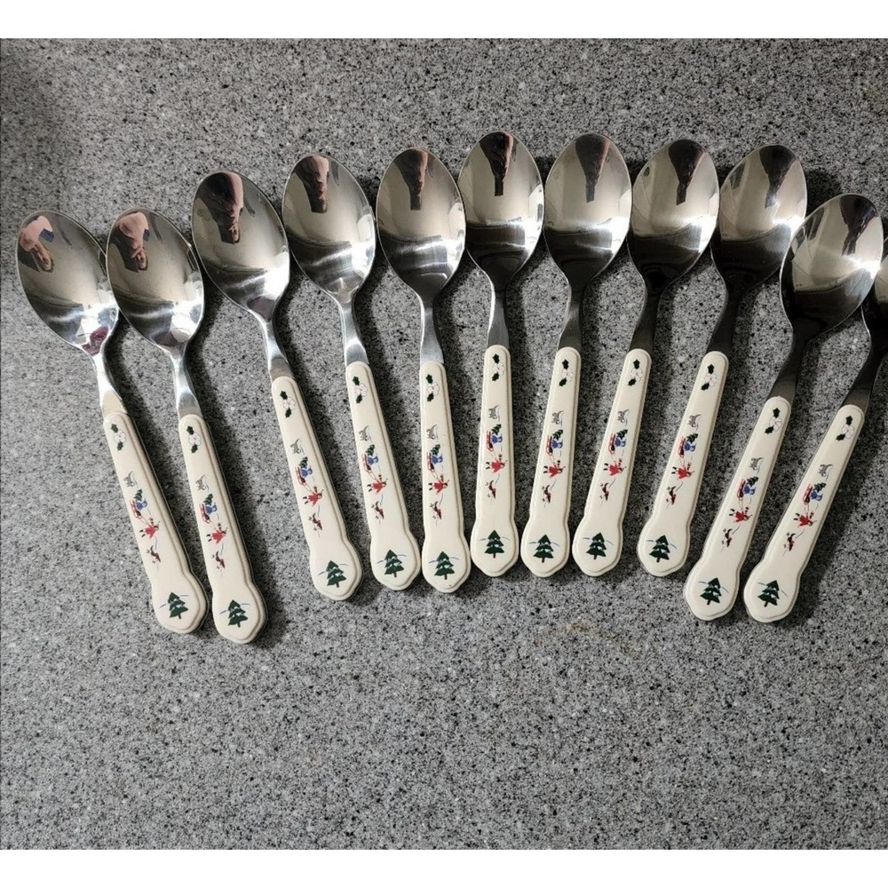 COPY - Pfaltzgraff Snow Village Spoons